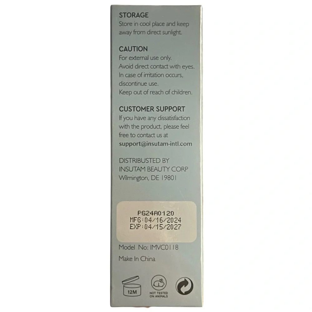 Insutam Super Vitamin C Serum 1 fl oz Antiwrinkle Skin Renewing Skin Brightening